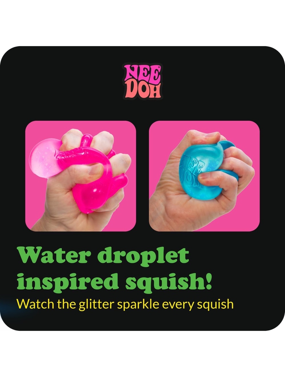 Pink-Schylling NeeDoh Dream Drop - Sensory Squeeze Toy - Picture 4 of 12